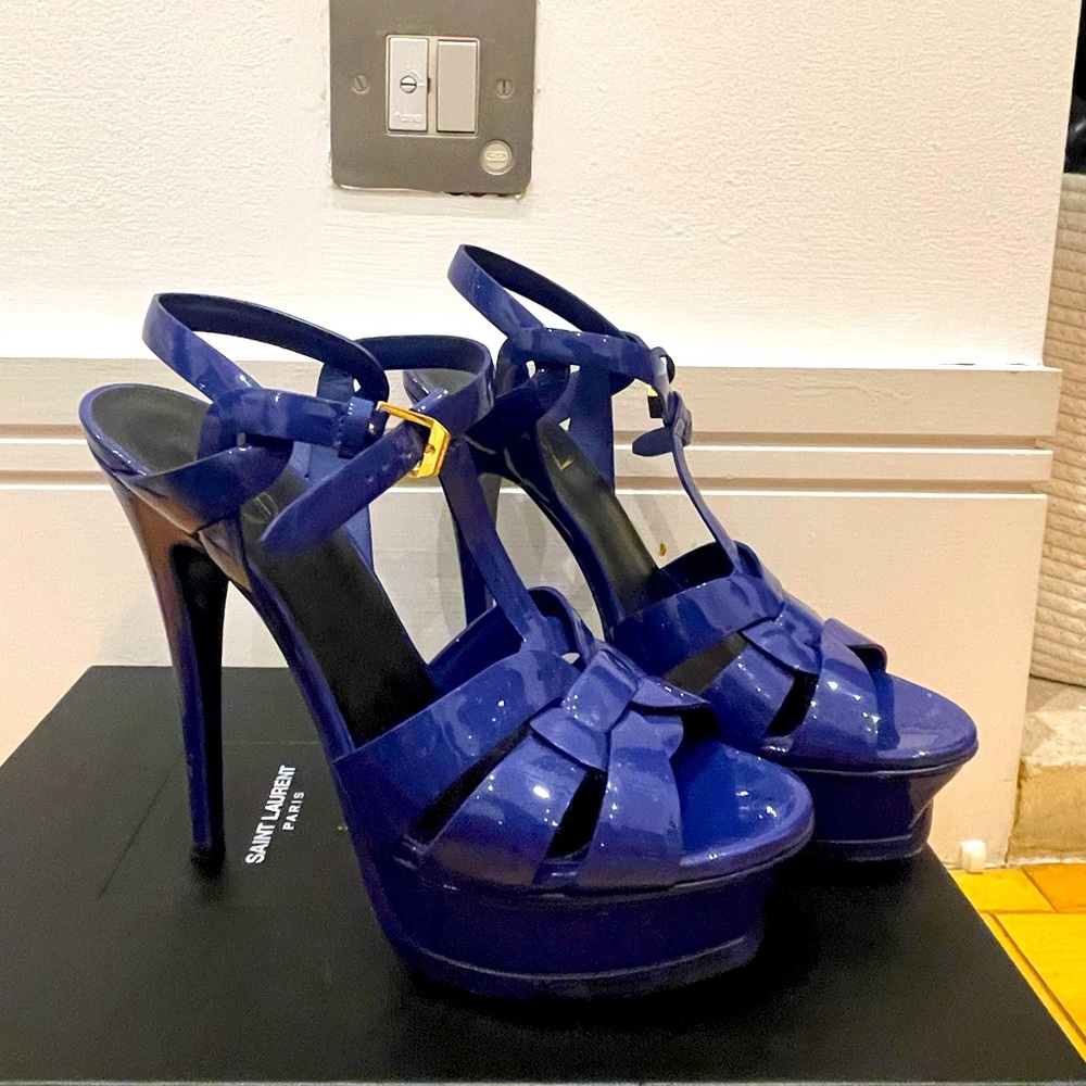 Saint Laurent Tribute Heeled Sandals size 37
